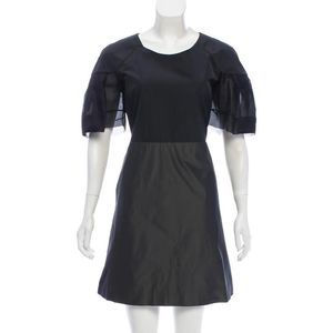 [Rue du Mail] Satin Colorblock Dress - Size 40